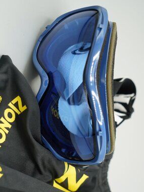 Zionor Ski Goggles Blue Mirror-Adjustable-With Bag